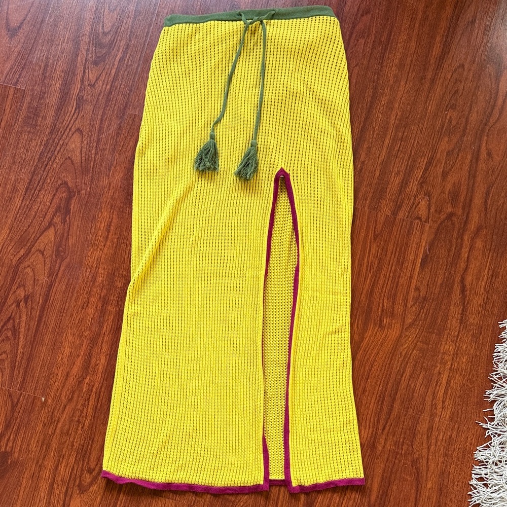 Back Beat Co. Colorblock Amani Skirt M/L 💛